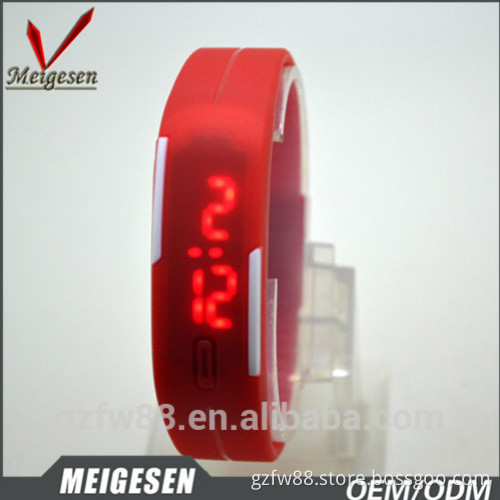 Digital led silicone touch screen watches for kids